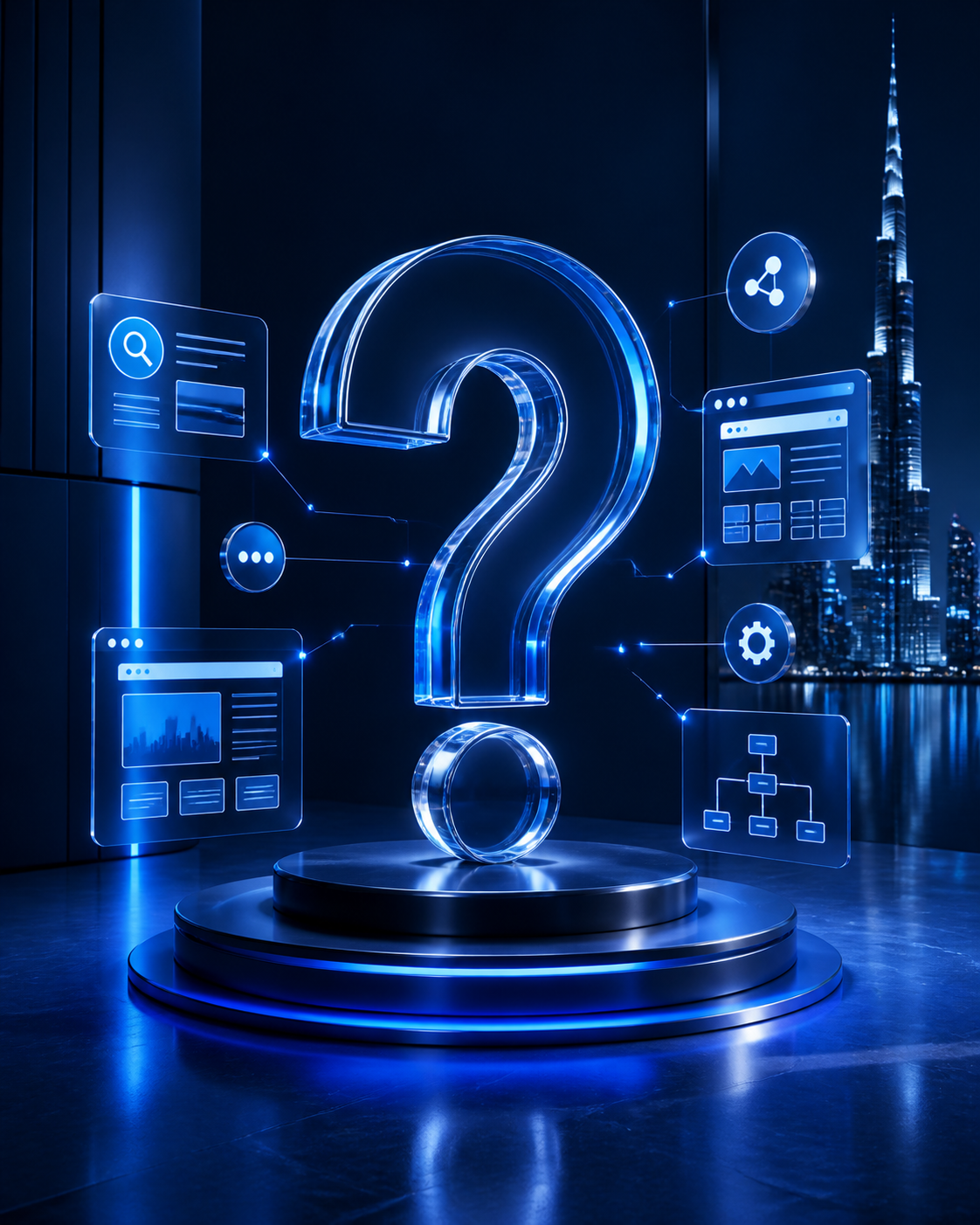 Digital strategy questions about websites, SEO and business automation in Dubai